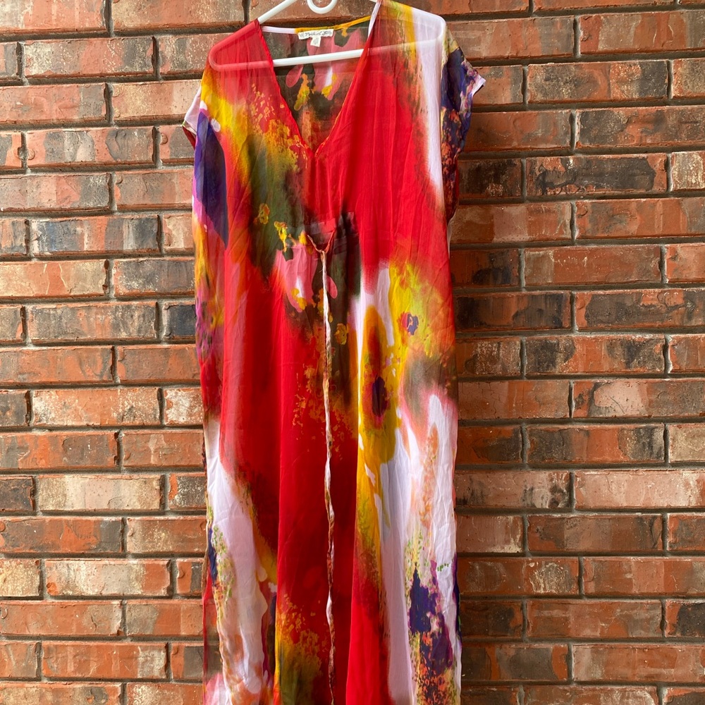 Michael Stars Colorful Swimsuit Cover Up One Size